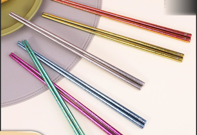 Slim Titanium Chopsticks — pure titanium cutlery by Tivarol