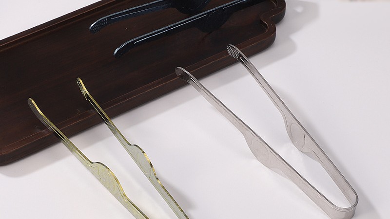 Precision Titanium Tongs — pure titanium cutlery by Tivarol